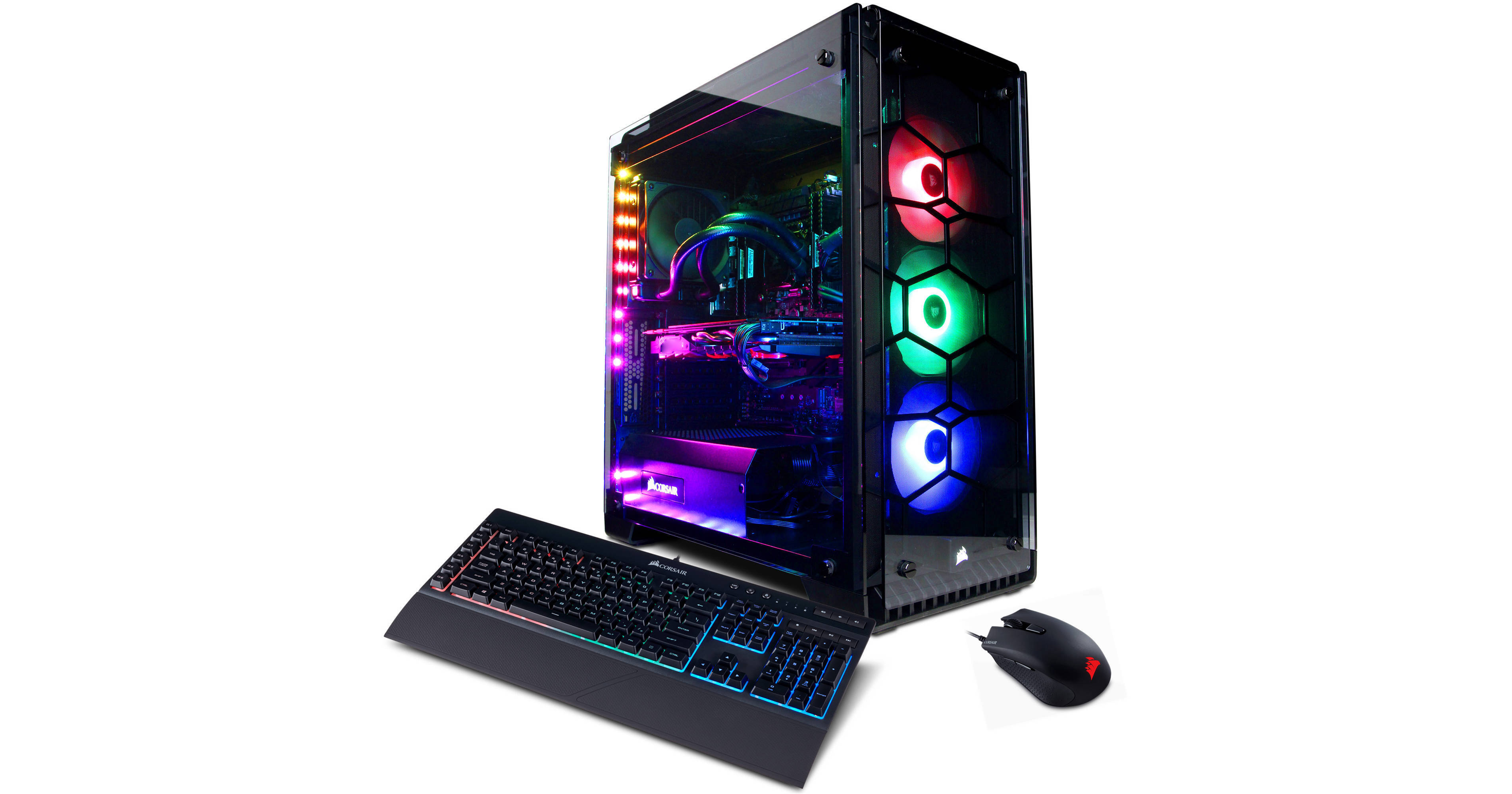 CyberPowerPC Crystal Gaming Series Pro Desktop Computer CCS4000