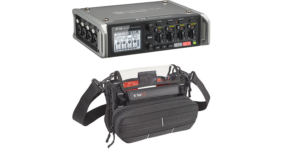 Zoom F4 Multi-Track Field Recorder and Audio Bag Kit B&H Photo