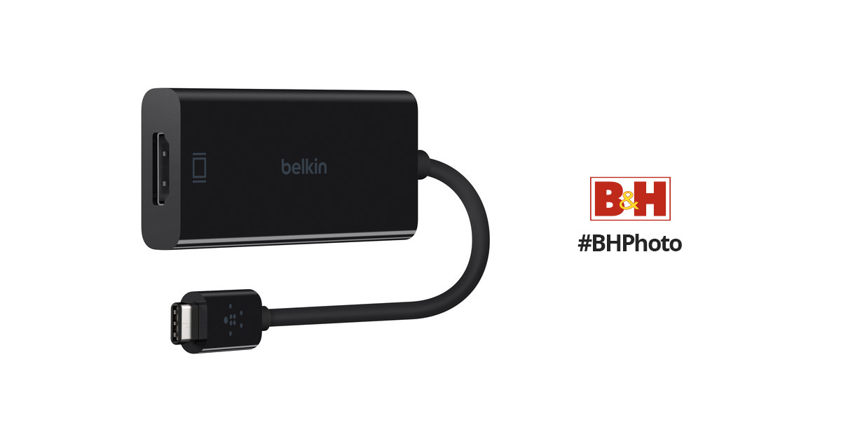 Belkin USB Type-C to HDMI Adapter F2CU038BTBLK BH Photo Video