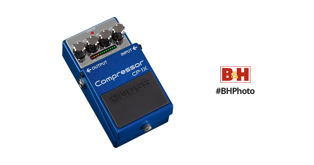 BOSS CP-1X Compressor Pedal for Electric Guitar CP-1X B&H Photo