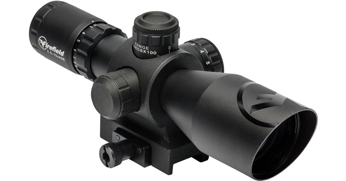 Firefield 2.5-10x40 Barrage Riflescope with Red Laser FF13065