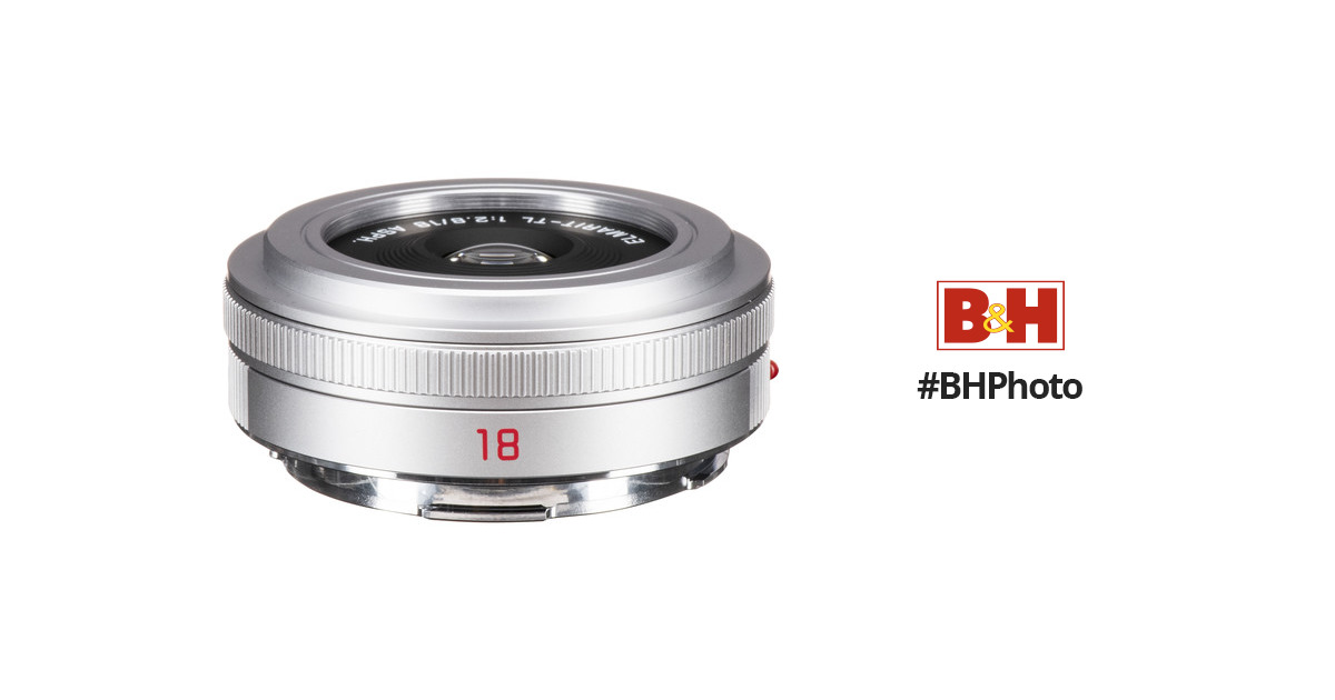 Leica Elmarit-TL 18 mm f/2.8 ASPH. Lens (Silver) 11089 B&H Photo