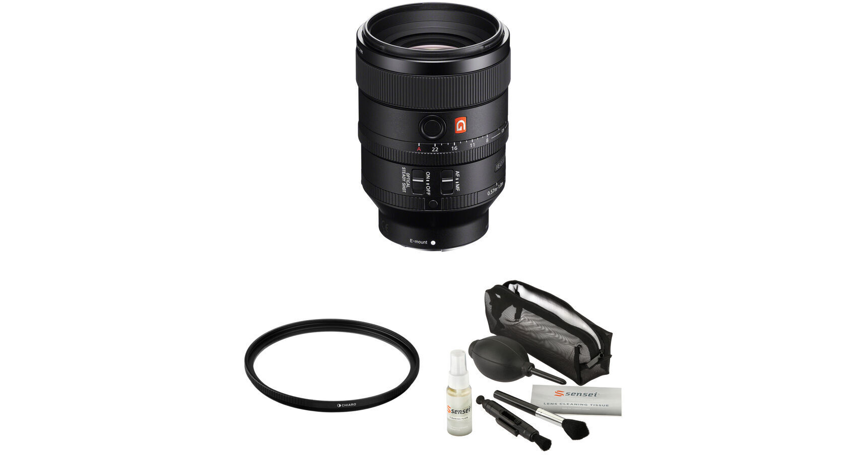 Sony FE 100mm f/2.8 STF GM OSS Lens with UV Filter Kit B&H