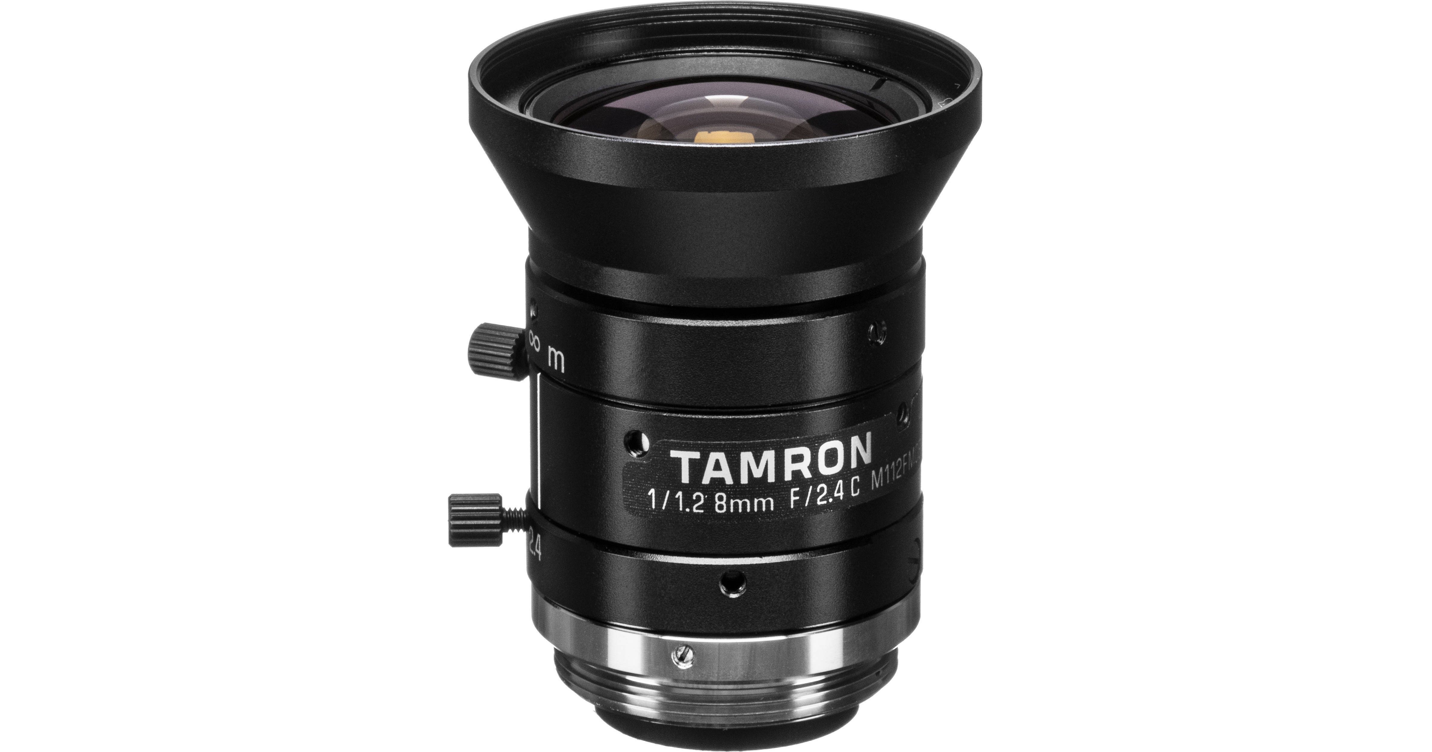 Tamron 8mm Fixed Focal Lens (CMount) M112FM08 B&H Photo Video
