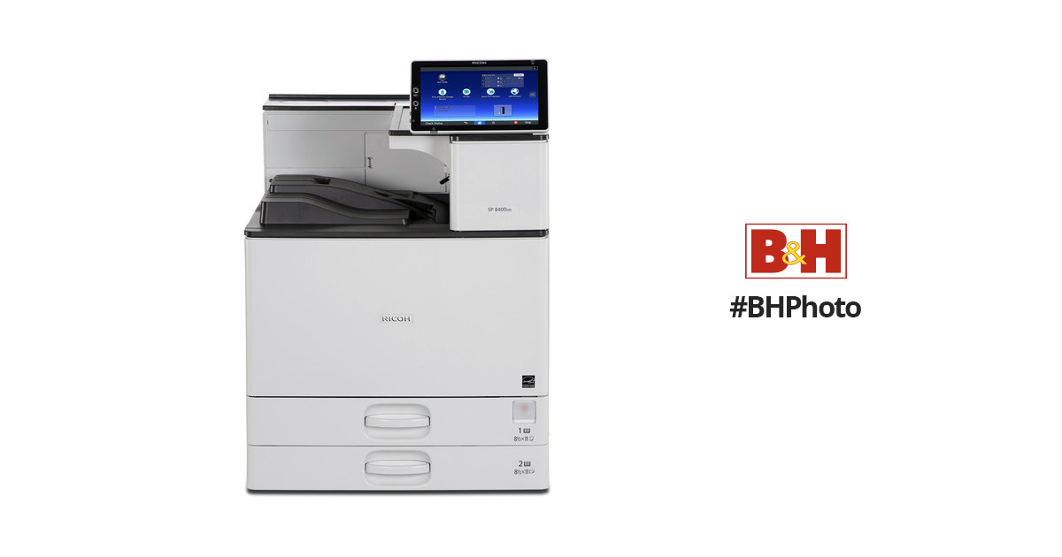 Ricoh SP 8400DN Monochrome Laser Printer 408244 B&H Photo Video