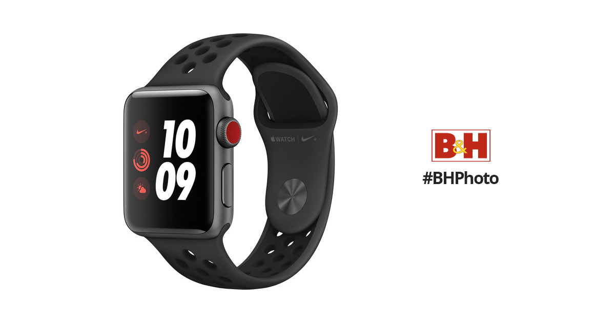 Apple Watch Nike+ Series 3 38mm Smartwatch MQL62LL/A B&H Photo