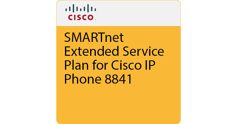 Cisco Extended Service Plan for Cisco CONSNTCP8841K9