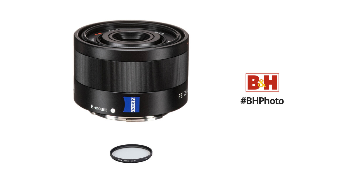 カメラ レンズ(単焦点) Sony Sonnar T* FE 35mm f/2.8 ZA Lens with UV Filter Kit B&H