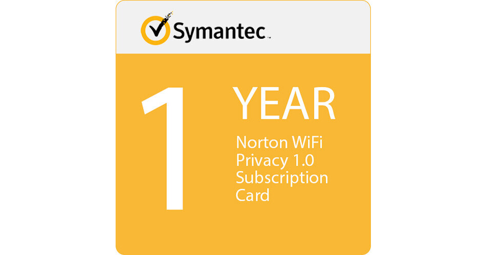 Symantec Norton WiFi Privacy V. 1.0 Subscription 1 Year 1 Device