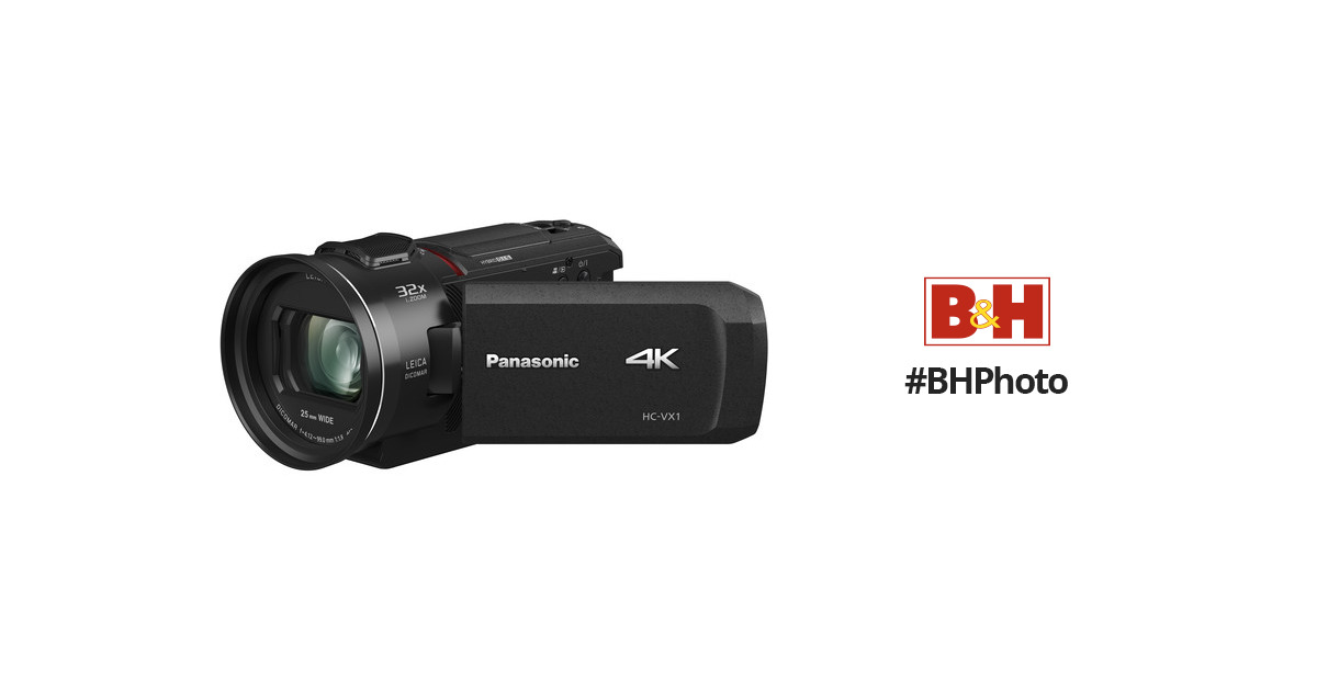 Panasonic HC-VX1 4K HD Camcorder HC-VX1K B&H Photo Video