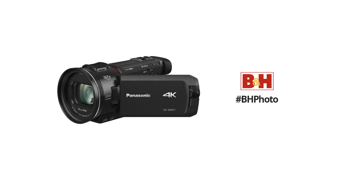 Panasonic HC-WXF1 UHD 4K Camcorder with Twin & HC-WXF1K B&H
