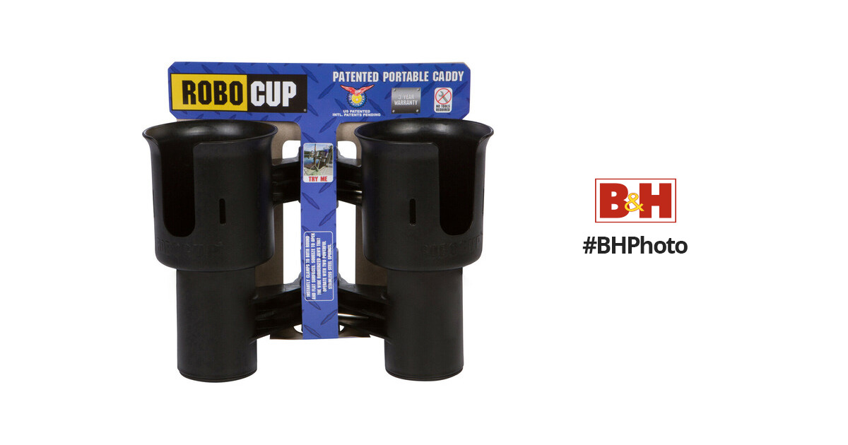 RoboCup Dual Cup Holder (Black) 07-101-B B&H Photo Video