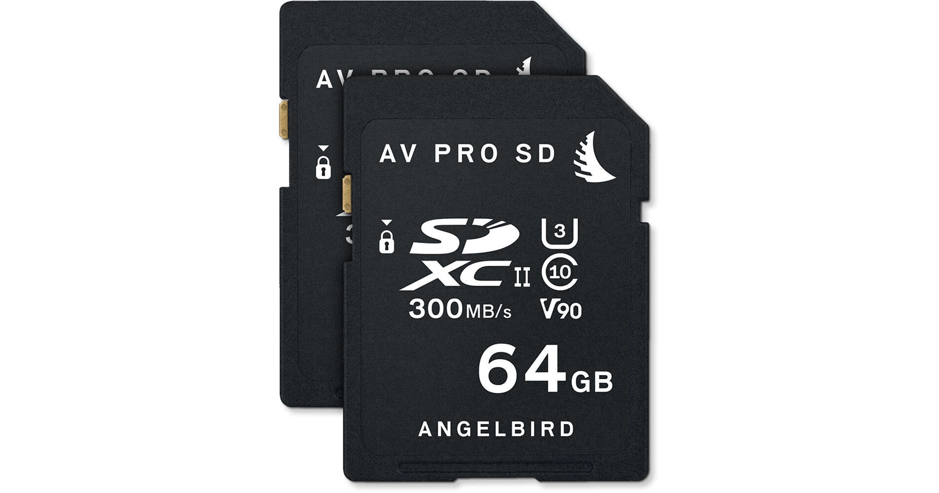 Angelbird 64GB AV Pro UHSII SDXC Memory Card (2Pack)