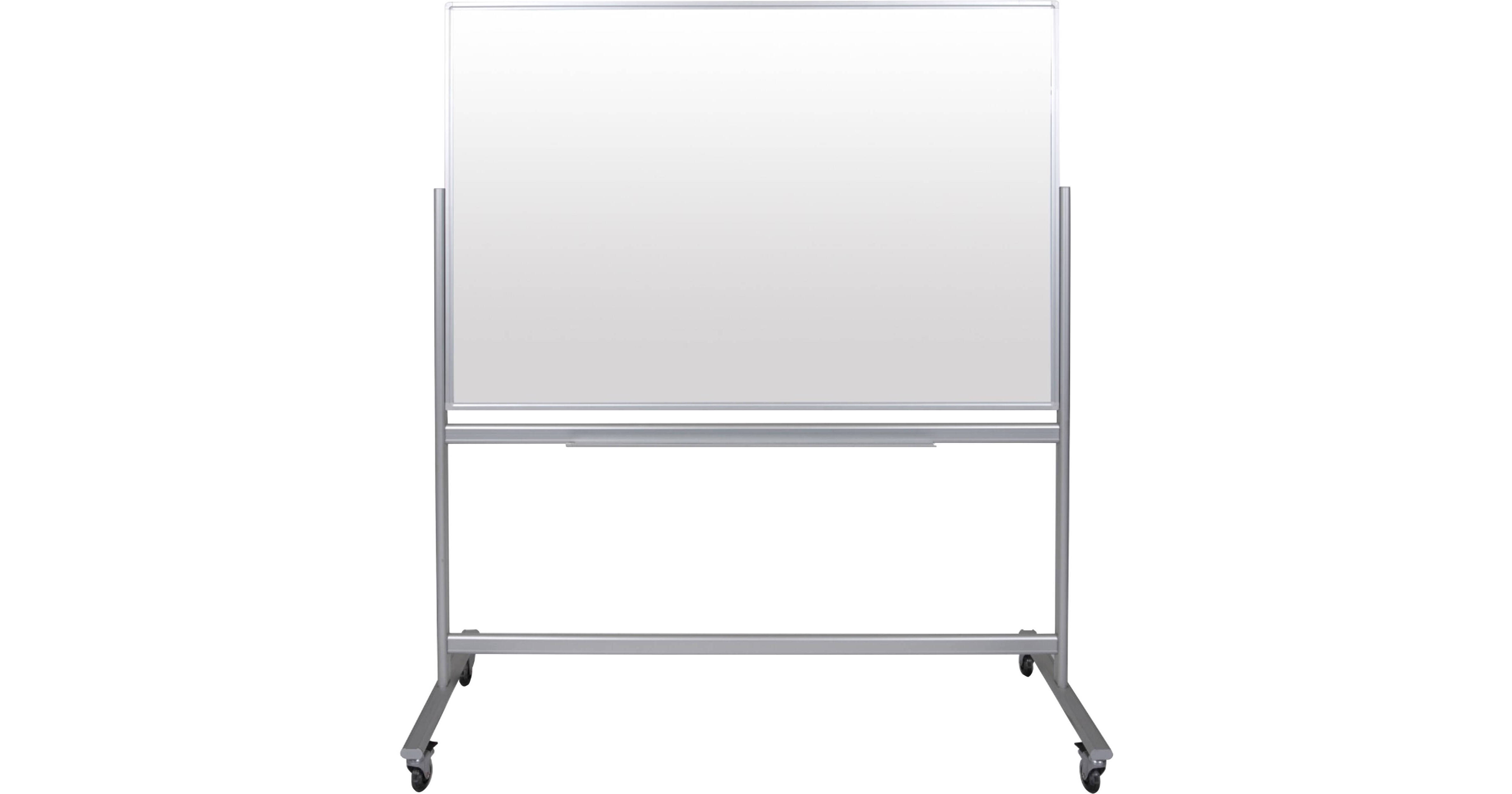 Luxor DoubleSided Mobile Glass Marker Board MMGB6040