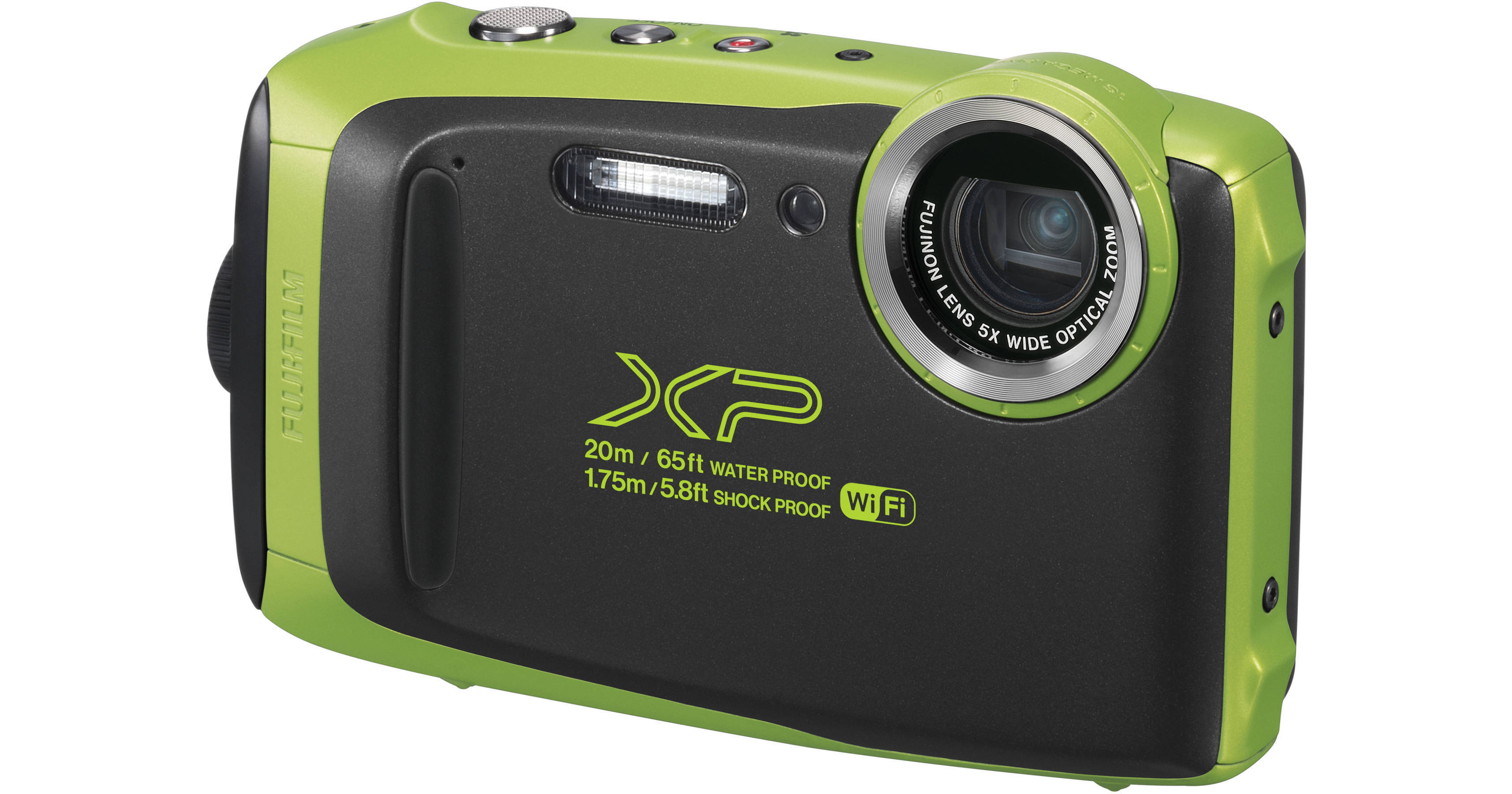 FUJIFILM FinePix XP130 Digital Camera (Lime) 600019825 B&H Photo