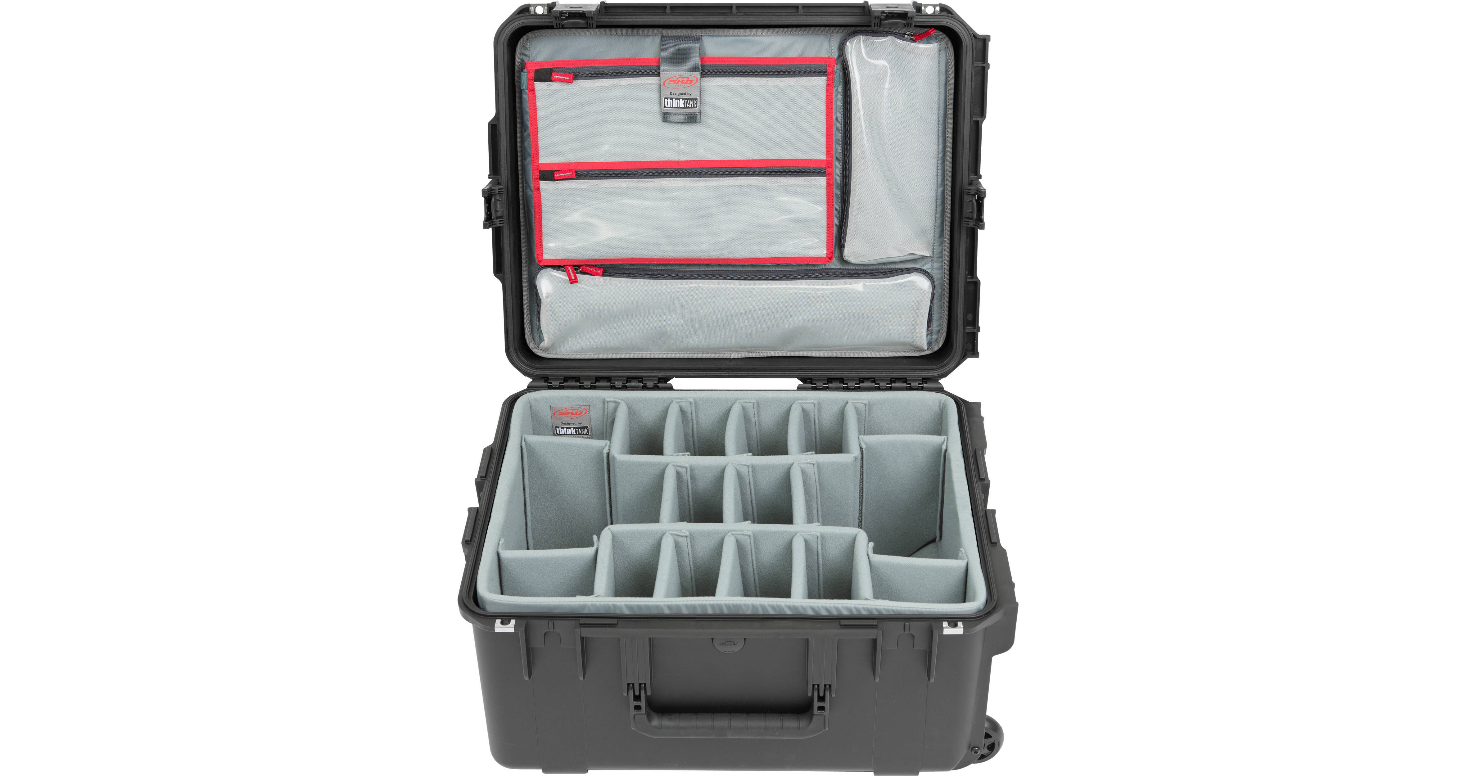 SKB iSeries 2217-10 Case with Think Tank Photo Dividers & Lid Organizer  (Black)