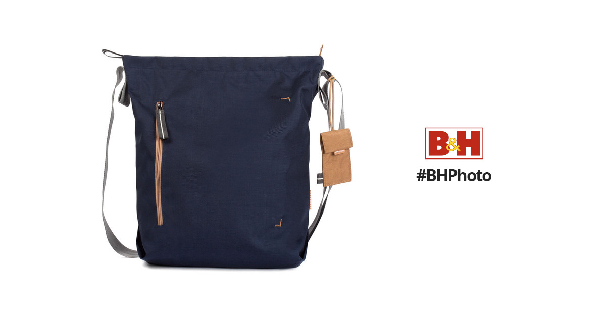 Crumpler DZPS-S-008 Small Doozie Photo Shoulder Camera Sling Bag with 9.7-Inch Tablet Compartment Navy/Copper