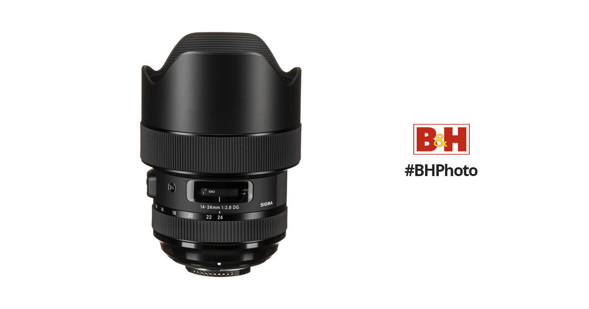 Sigma 14-24mm f/2.8 DG HSM Art Lens for Nikon F 212955 B&H Photo
