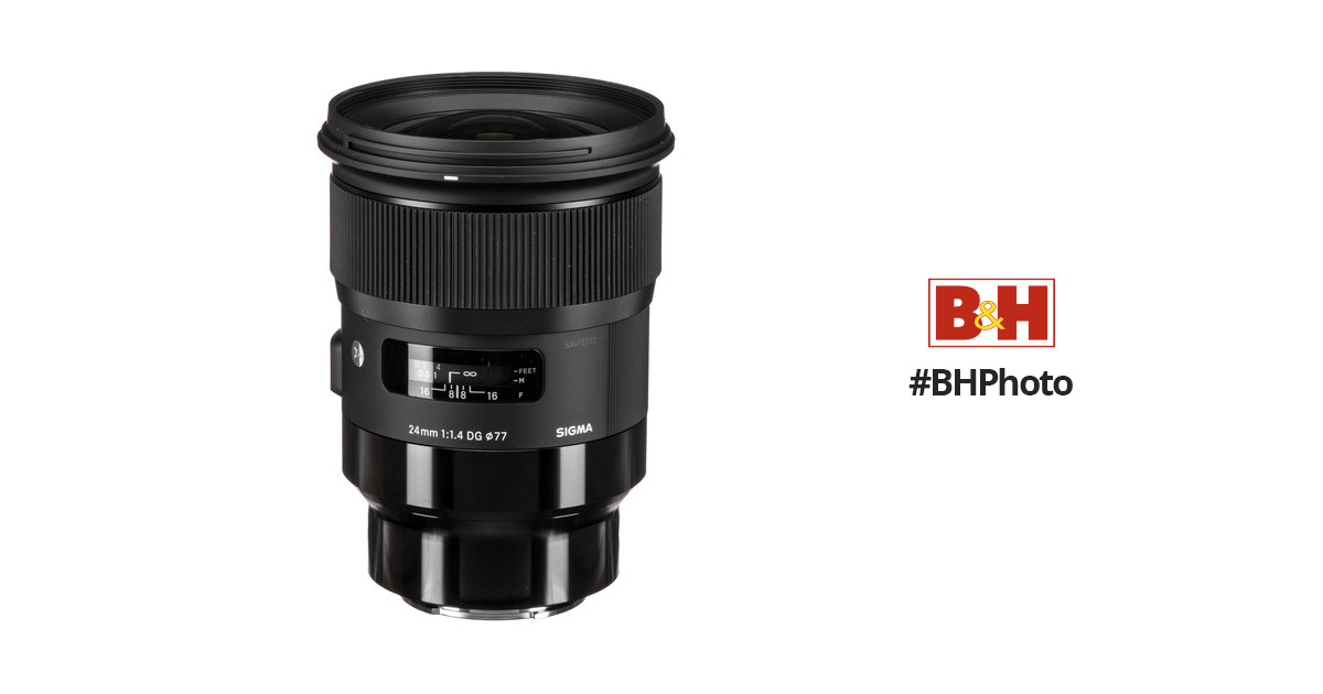 Sigma 24mm f/1.4 DG HSM Art Lens for Sony E 401965 B&H Photo