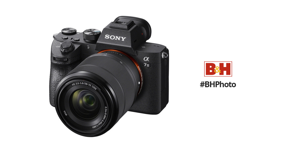 カメラ ビデオカメラ Sony a7 III Mirrorless Camera with 28-70mm Lens ILCE7M3K/B B&H