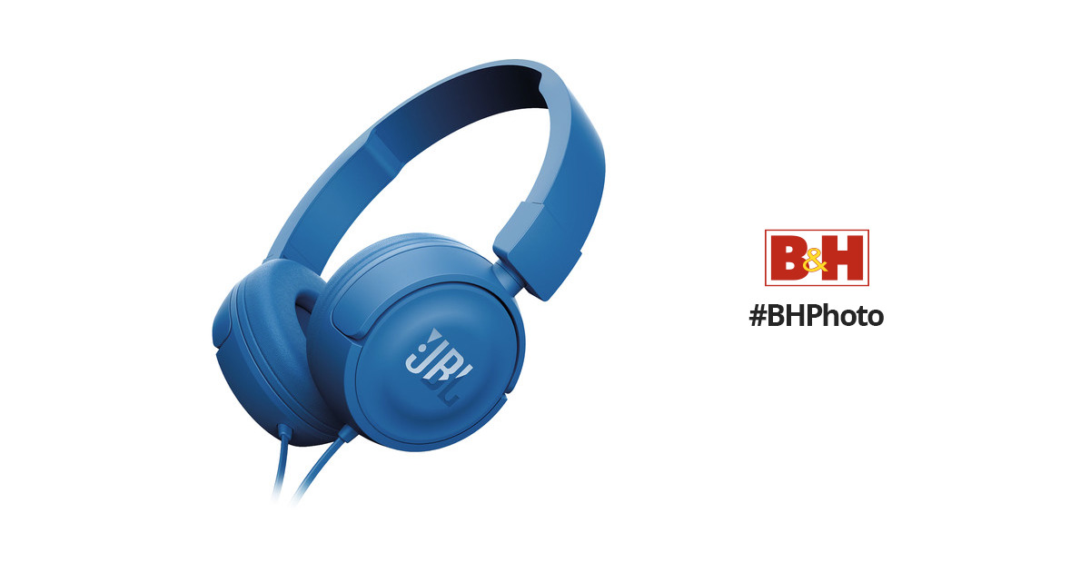 JBL T450 On-Ear Headphones JBLT450BLU B&H Photo Video