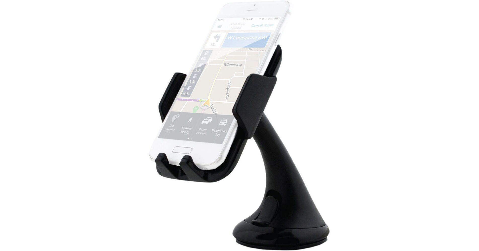 HyperGear Universal Windshield Phone Mount - Black – HYPERGEAR