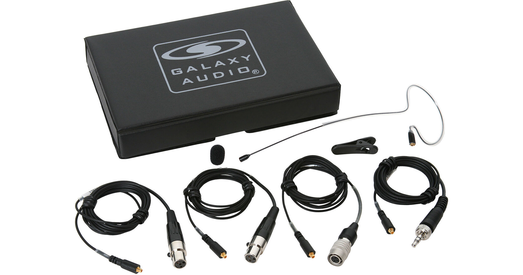 Galaxy Audio ESM8 SingleEar Headset Mic with 4 ESM8OBK4MIXED