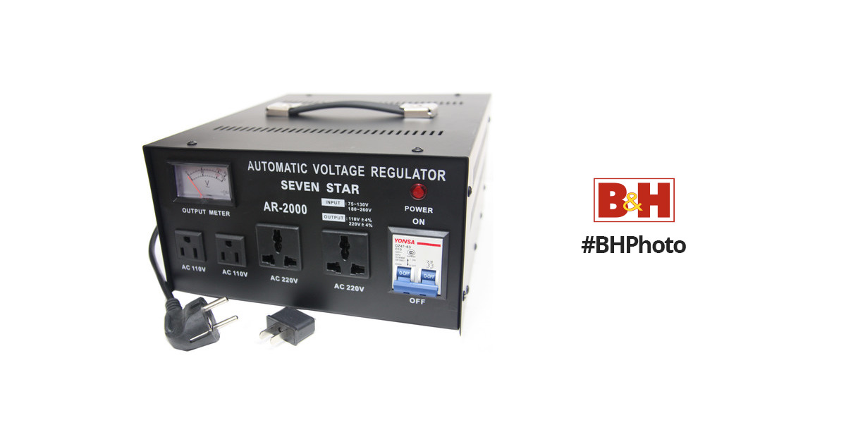 Sevenstar AR-2000 Automatic Voltage Regulator AR-2000 B&H Photo