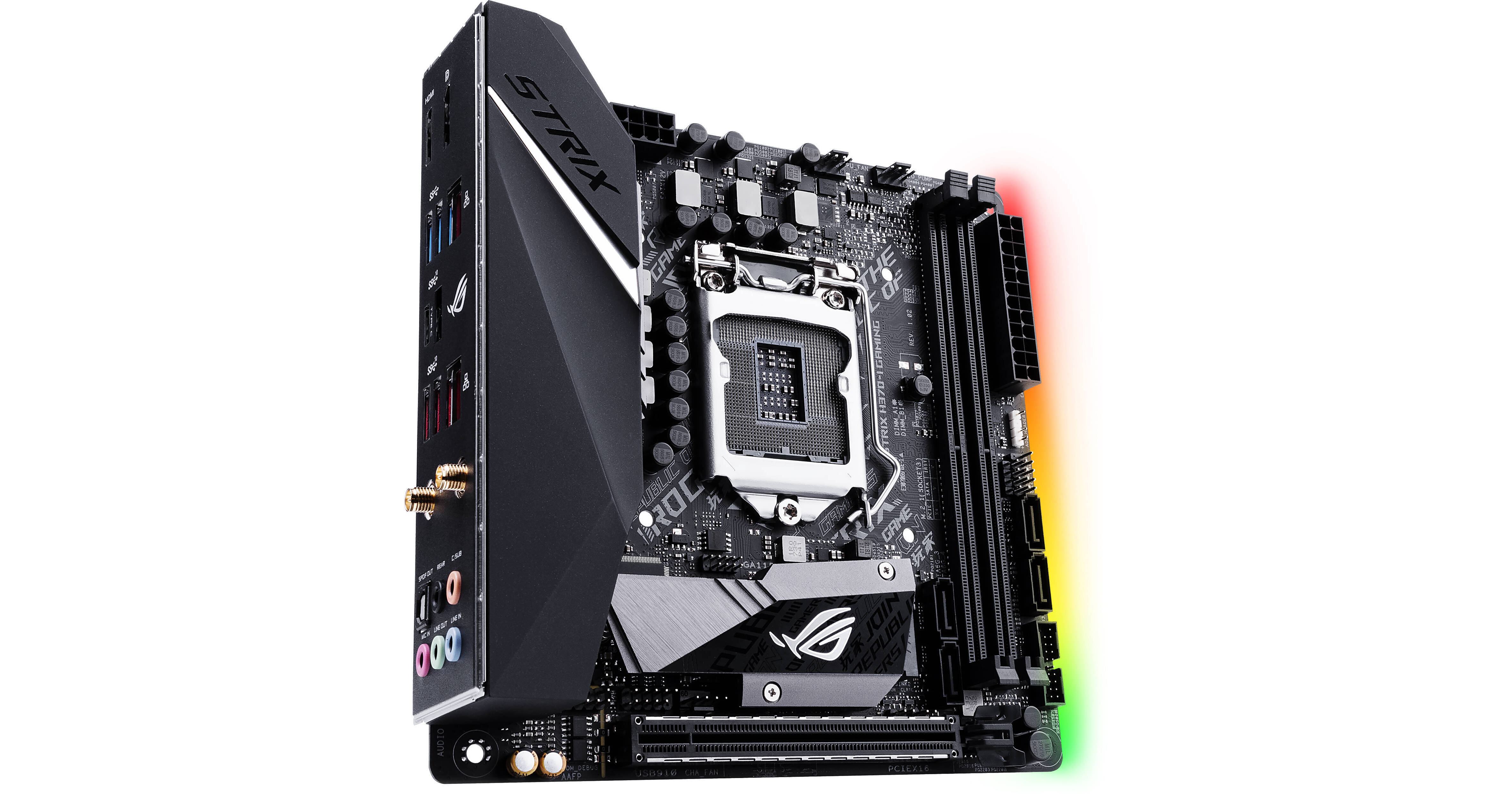 Asus Republic Of Gamers Strix H370 I Rog Strix H370 I Gaming B H