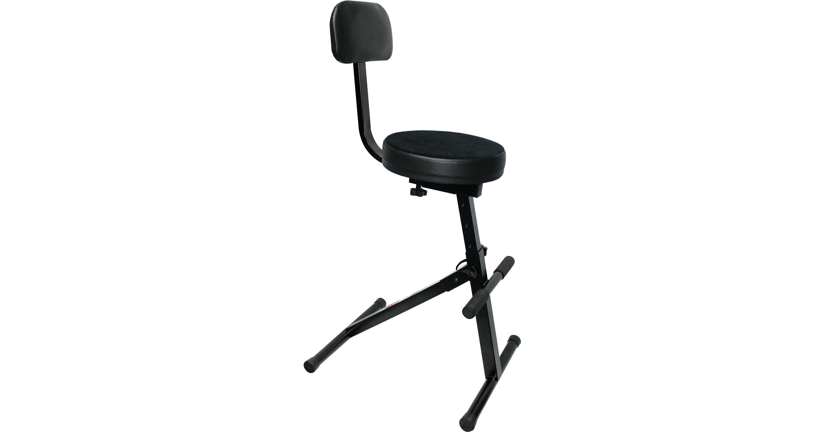 Prox X-GIG Chair Portable DJ Adjustable Velvet Covered Padded Foam Chair