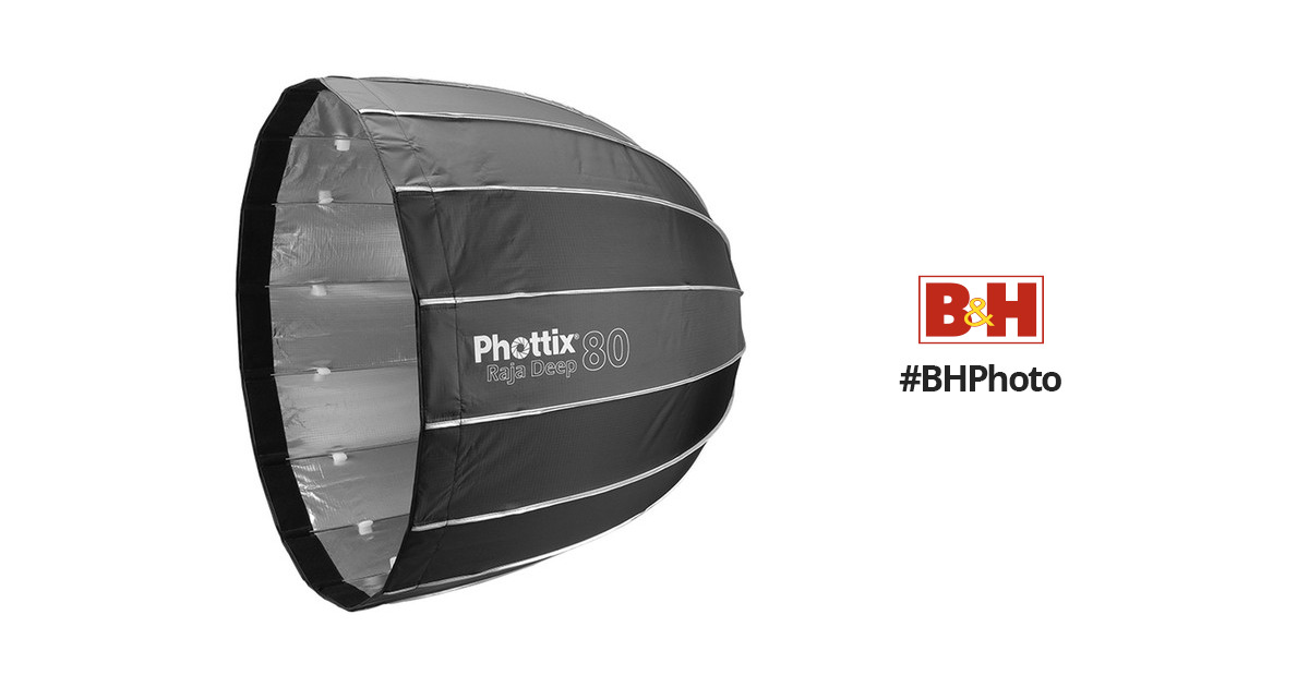 Phottix Raja Quick-Folding Deep Parabolic Softbox 80cm 