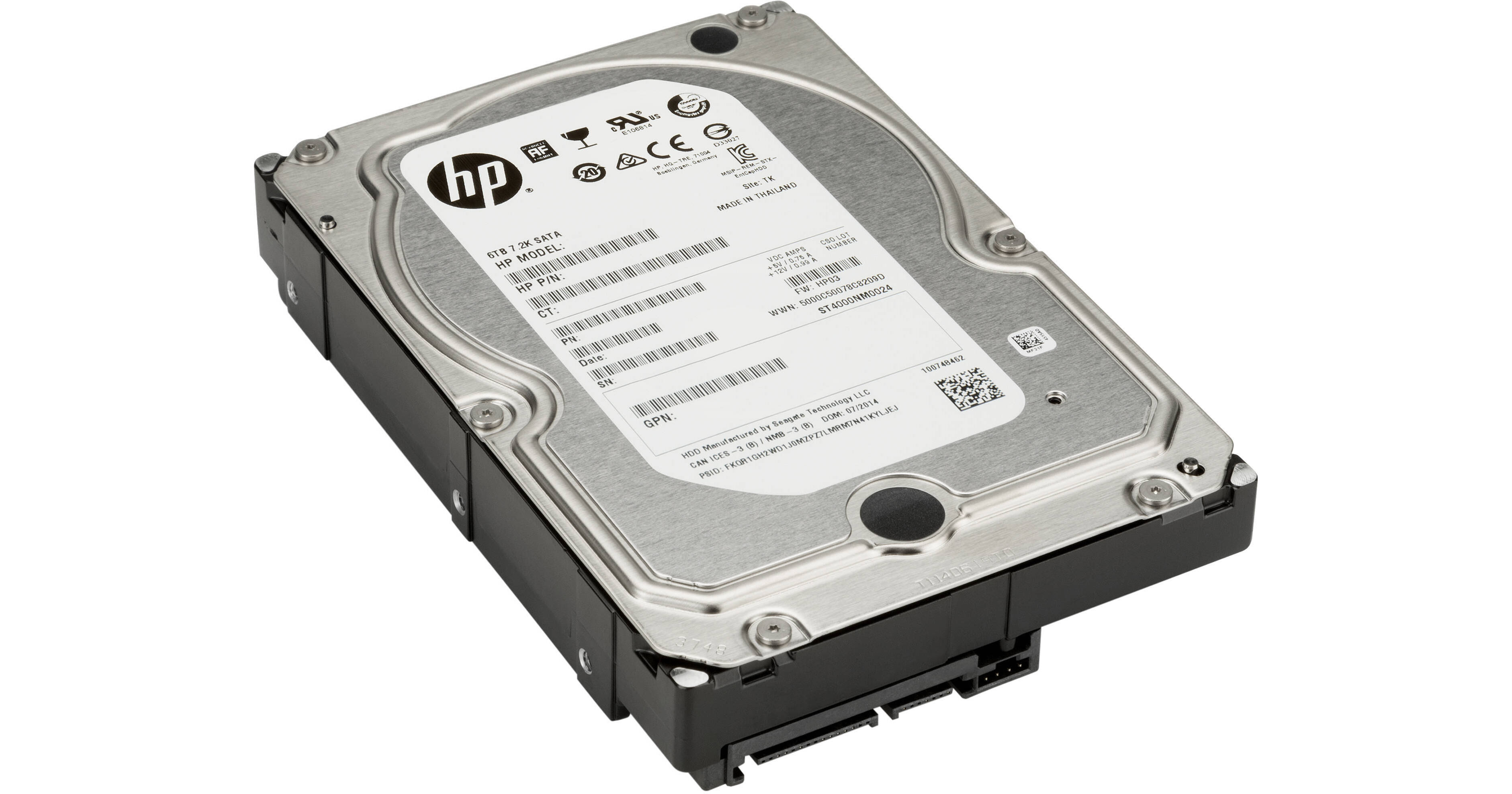 HP 6TB 7200 rpm SATA 3.5