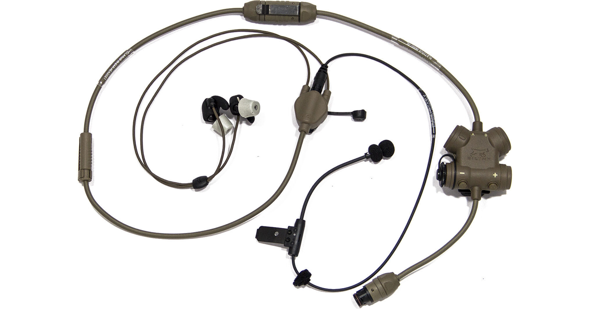 Silynx Communications CLARUS Smart Tactical Headset Kit with In-Ear Headset  (Tan)