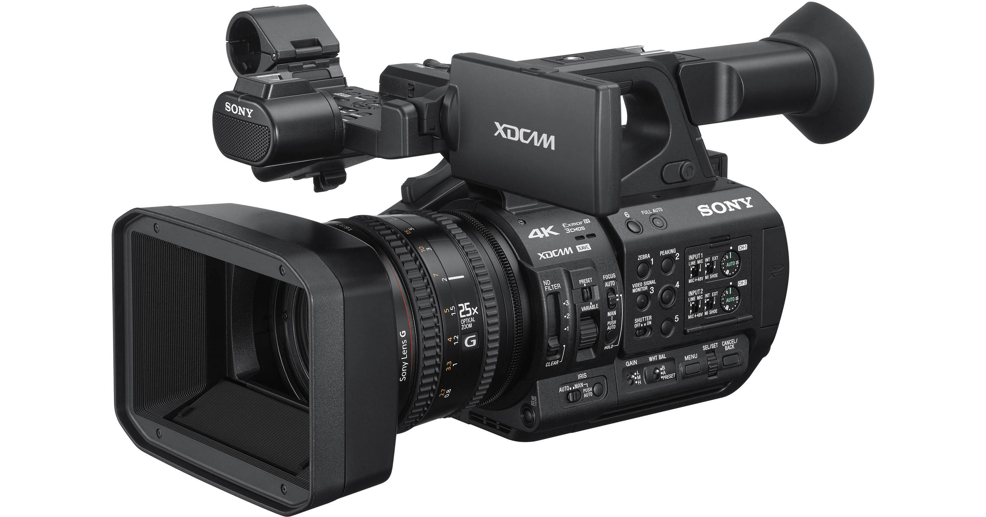 Sony PXW-Z190 4K 3-CMOS 1/3