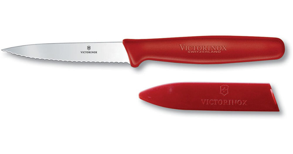 Victorinox Serrated Paring Knife with Sheath 57611 B&H Photo