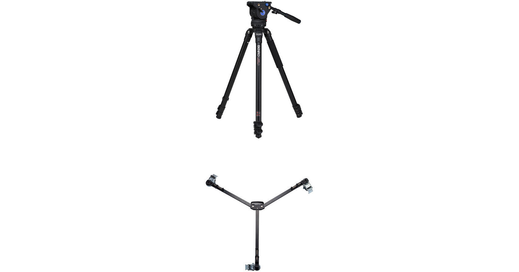 Benro BV6 Video Tripod Kit with A373F Legs & DL06 Tripod Dolly