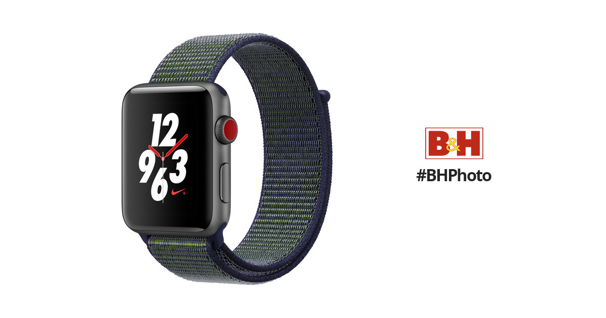 Apple Watch Nike+ Series 3 42mm Smartwatch MQLH2LL/A B&H Photo