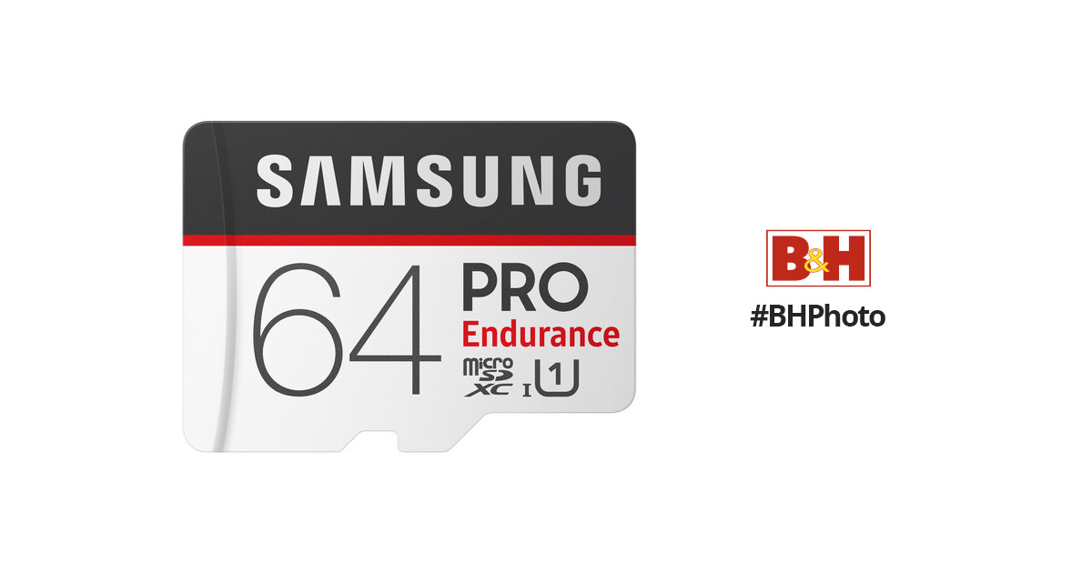 Samsung 64gb Pro Endurance Uhs I Microsdxc Memory Mb Mj64ga Am