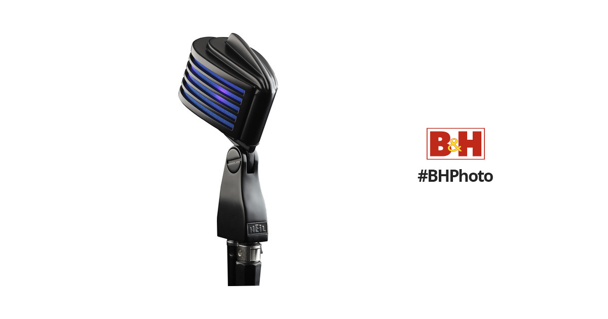 オーディオ機器 その他 Heil Sound The Fin Vocal Microphone with LED Lights FIN BK/BU