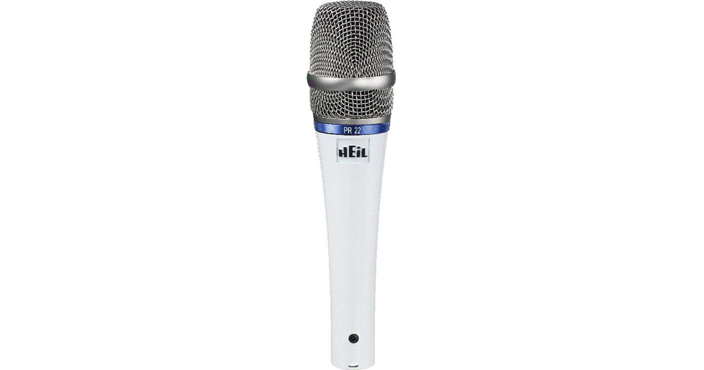 Heil Sound PR 22 Dynamic Cardioid Handheld Microphone PR22 WHITE