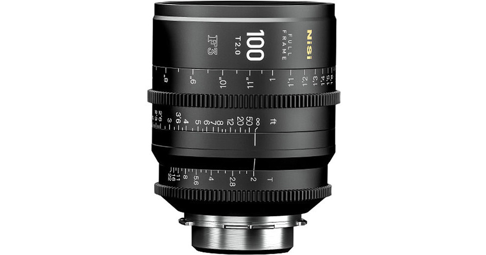 NiSi 100mm T2.0 F3 Prime Cinema Lens NISI-CINE100-T2.0-PL B&H