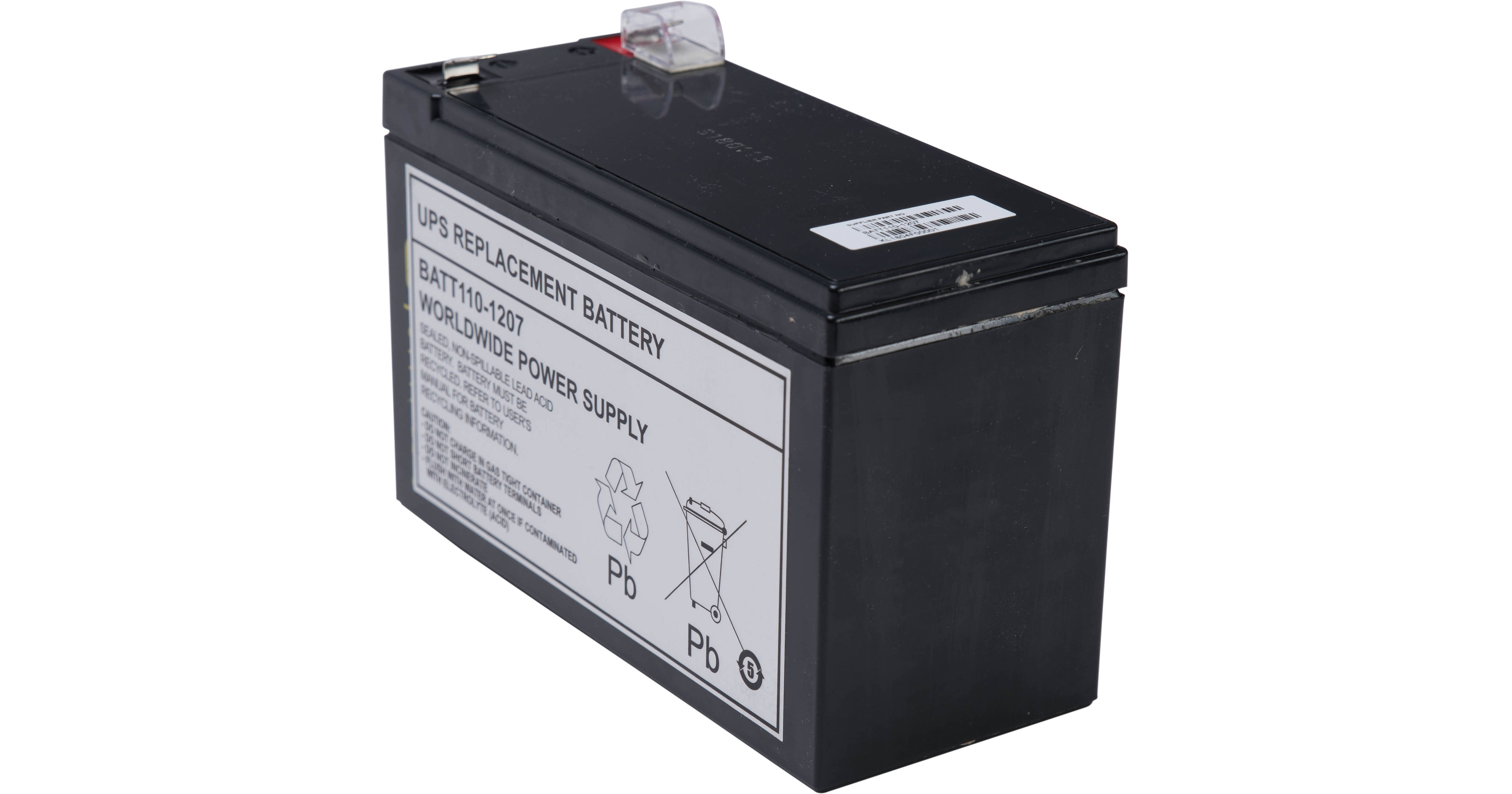 WORLDWIDE POWER SUPPLY Replacement Battery 110 BATT1101207 B&H