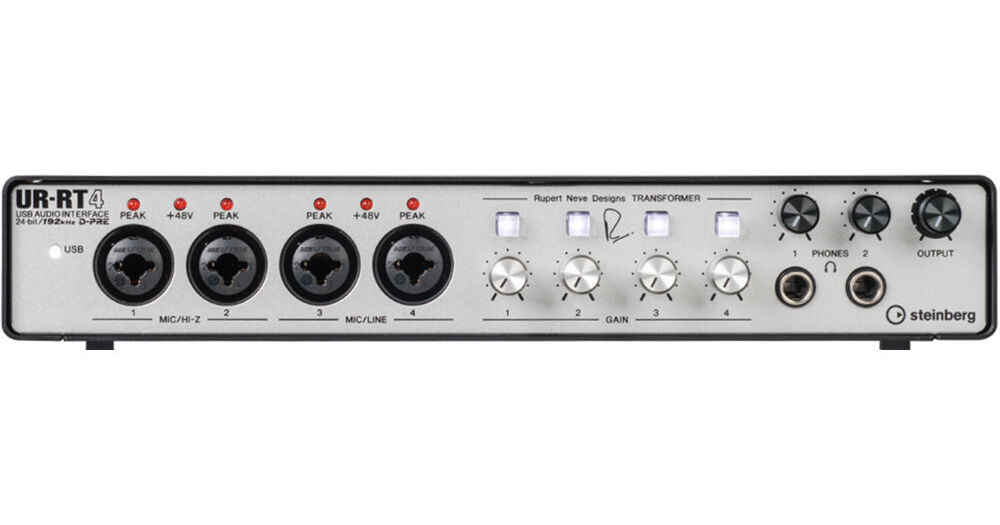 Steinberg UR-RT4 USB Interface with Transformers by Rupert Neve Designs