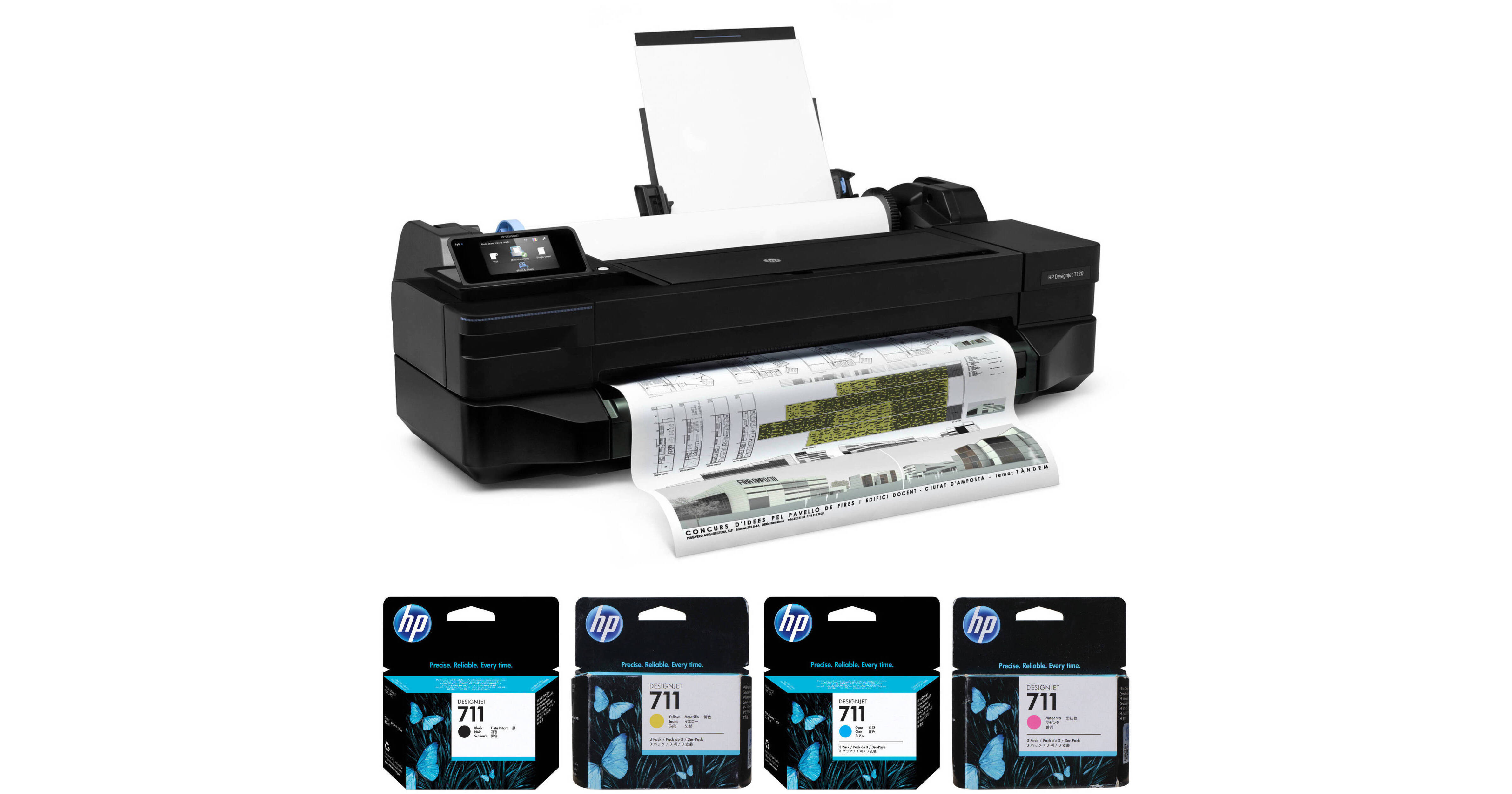 Hp designjet t120 не печатает