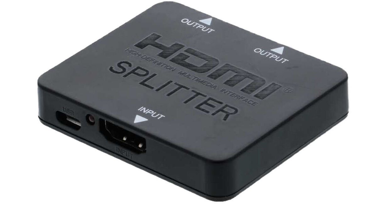 Xtreme Cables 2 Way HDMI Splitter Black XHV11016BLK B&H