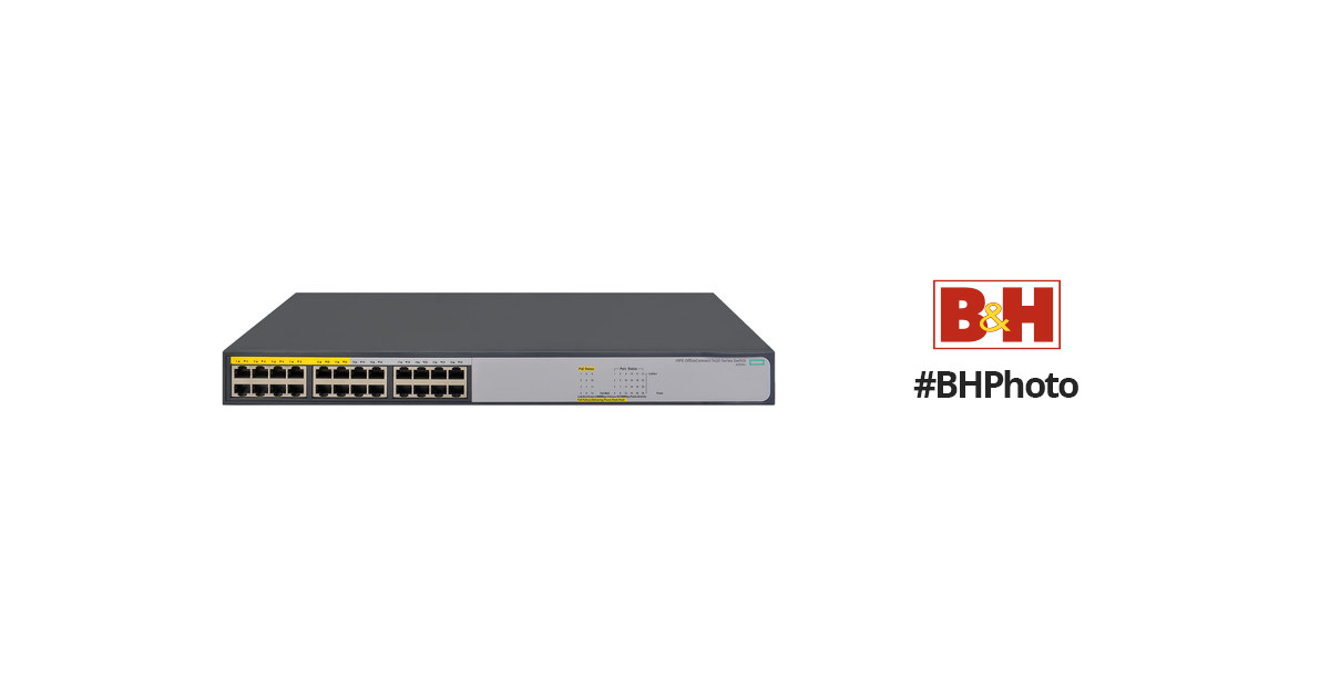 HP OfficeConnect 1420 24-Port Gigabit PoE+ 124W JH019A#ABA BH