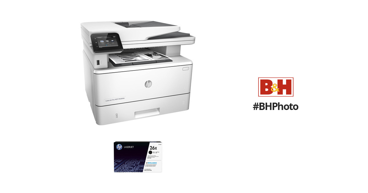 Hp Laserjet Pro M426fdn All In One Printer With Extra 26x Black 4608