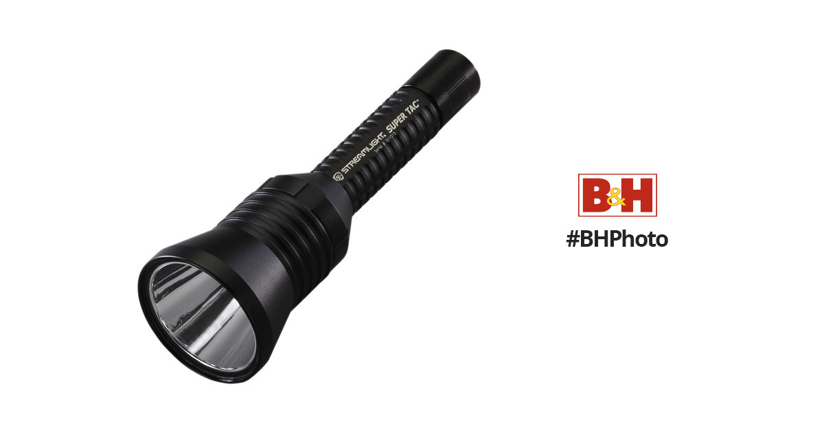 Black Streamlight 88704 Super TAC IR Long Range Infrared Active Illuminator 