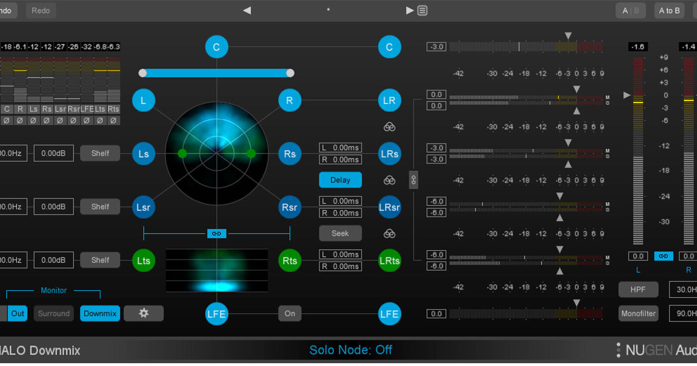 NuGen Audio Halo Downmix 3D Immersive Extensi 11-33325 B&H Photo