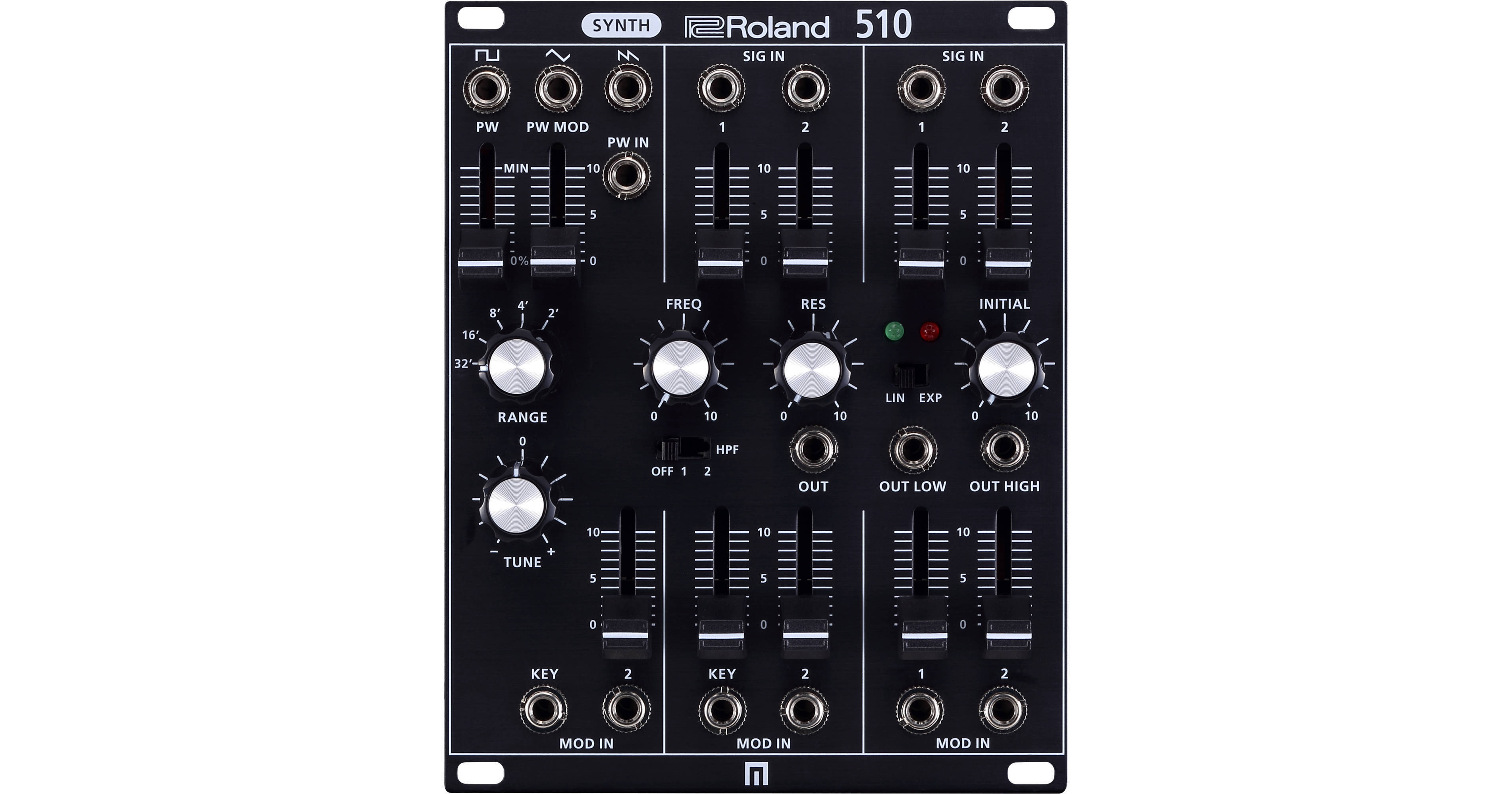 Roland System-500 Series - 510 Synth 3-in-1 Synthesizer Voice - Eurorack  Module